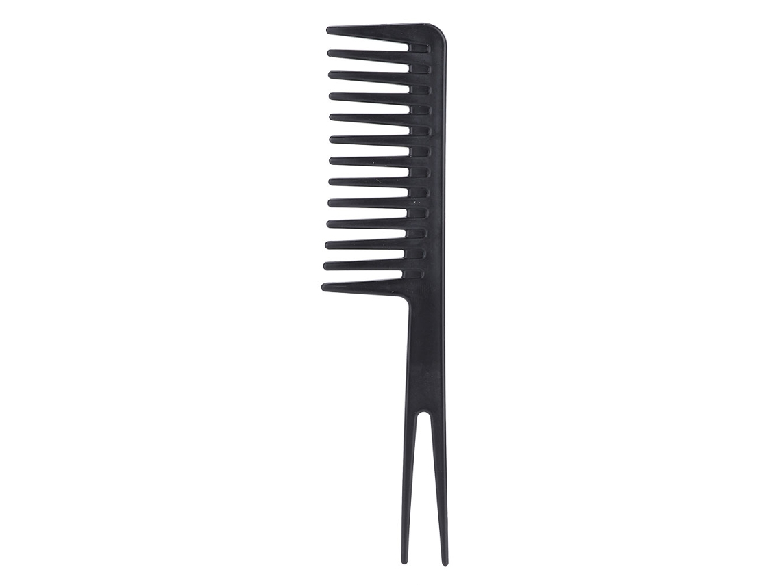 Peine De Pelo Para Hombres Portátil Peine De Peluquería De Dientes Anchos Con Mango Largo Peine De Peinado Aceite
