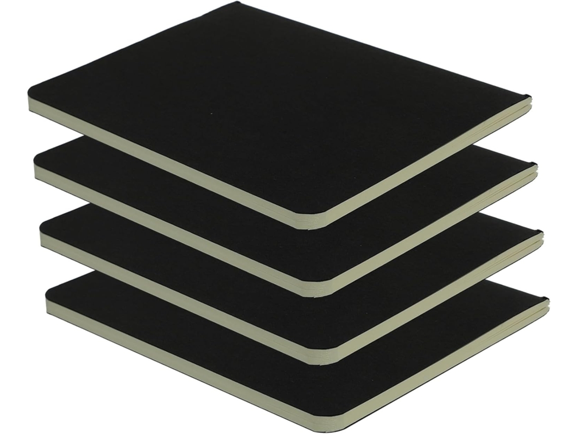 Juego De 4 Cuadernos De Bocetos Gruesos Para Acuarela, Con Papel En Blanco Para Mini Bocetos.