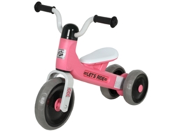 Bicicleta de equilibrio para bebés de 12 a 36 meses, ruedas silenciosas, manillar giratorio de 60°, color rosa.