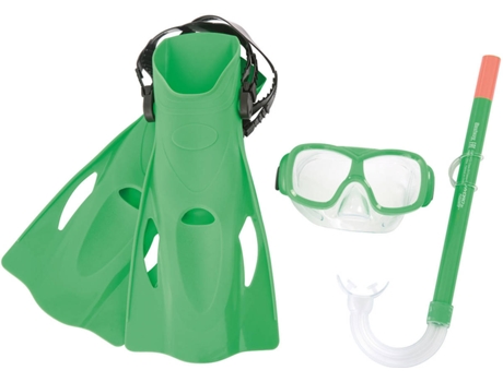 Set Gafas de Buceo + Tubo Snorkel + Aletas BESTWAY Surfswim - 25019