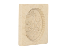 Molde De Madera Grabado Para Galletas, Fácil De Desmoldar, Reutilizable Para Hornear, En La Cocina Y En El Hogar.