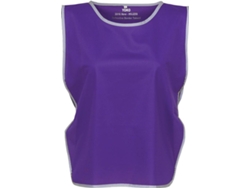 Chaleco YOKO con borde reflectante Púrpura (L-XL)