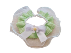 Collares para perros y gatos, collar con solapa de encaje, bufanda para perros y gatos, collar con babero, correa para el cuello, accesorios para gatitos y rizos