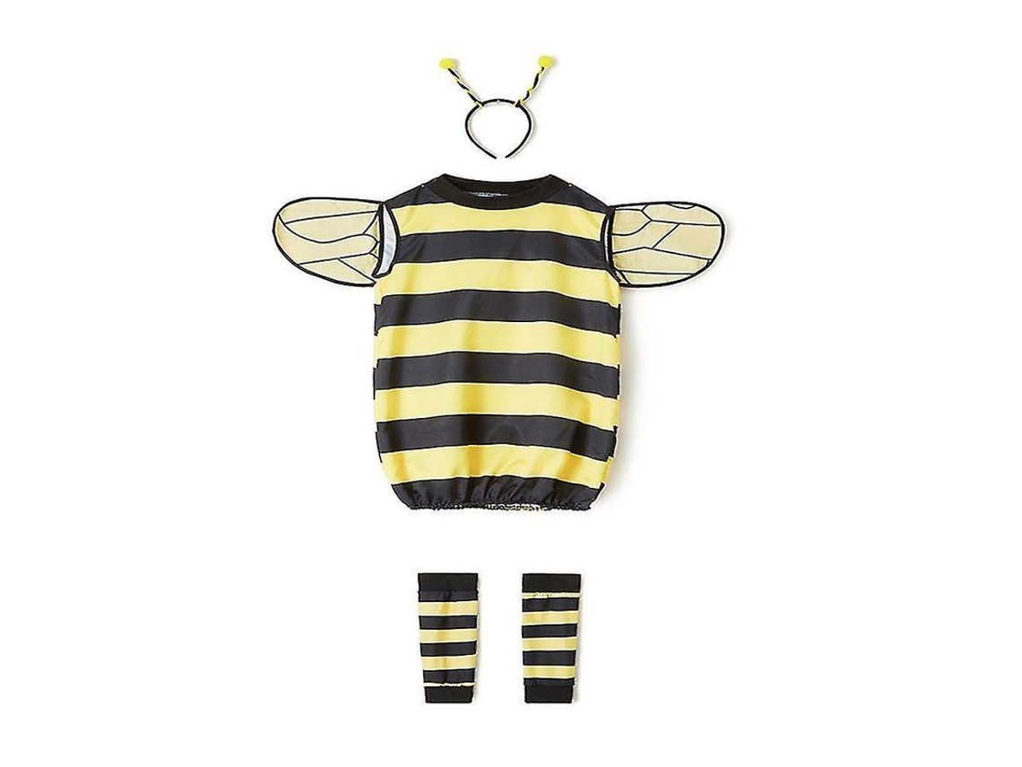 Fantasia De Abelha Para Crianças Traje De Halloween Festa Fantasia Cosplay Outfit Ybr3-4 Anos
