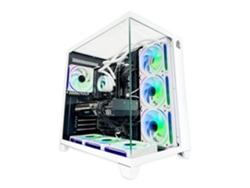 Ordenador Gaming Nitropc Extremo Gold Blanco – AMD Ryzen 5 7600X, AMD Radeon RX 9060 XT 16GB, 16GB DDR5, 1TB M2, Win11 Pro – Listo para jugar