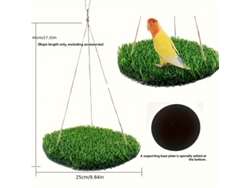 Juguetes Para Trepar Para Loros, Columpios De Césped Artificial Para Pájaros, Hamacas Para Loros Pequeños, Medianos Y Grandes, Ideales Para