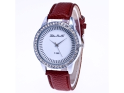 Reloj De Pulsera De Cuarzo Para Mujer Con Correa De Silicona Sencilla E Informal (negro)