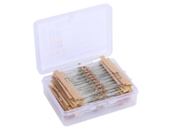 Kit De 640 Resistencias De Película De Carbono, 64 Valores, De 1ω A 10mω, 1/6w 5%, Para Bricolaje Y Electrónica.