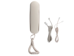 Telefone Fixo De Mesa Mini Clássico Para Parede Familiar E Escritório Com Linha Cordada