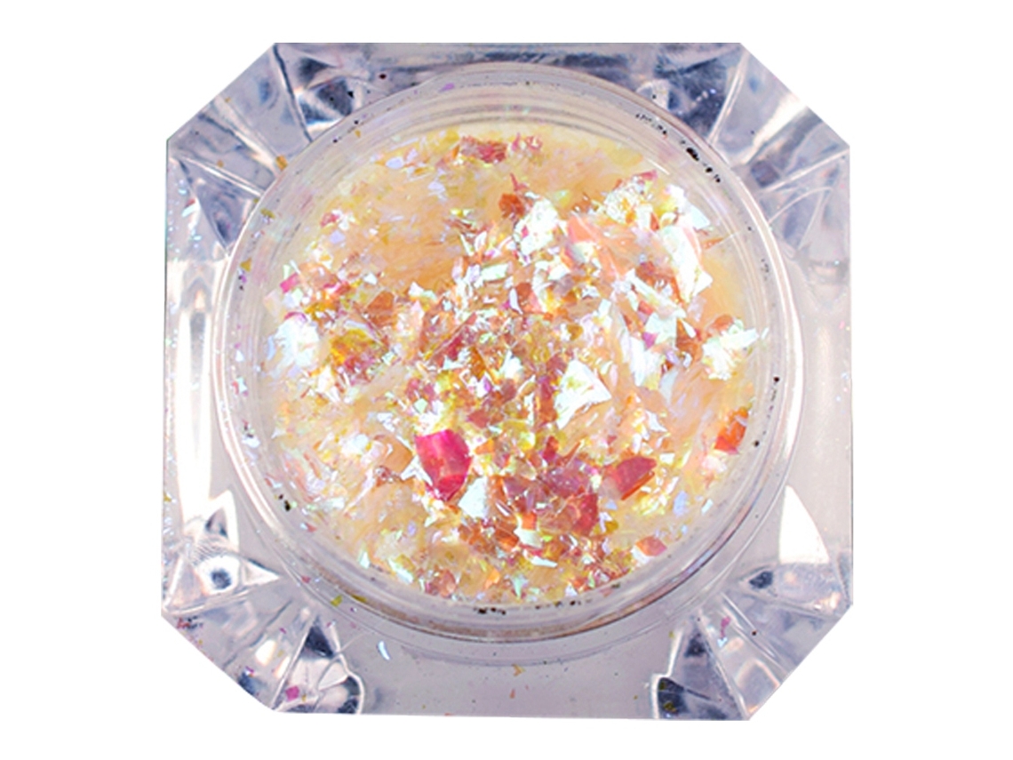 Pigmento cromado Pulpo para uñas Decoración artística Manicura Pulpo Espejo Purpurina 01