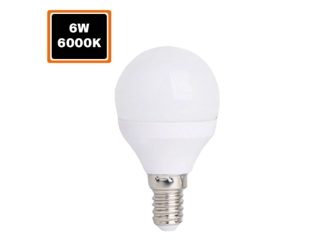 Bombilla LED E14 6W Blanco frio 6000K EUROPALAMP