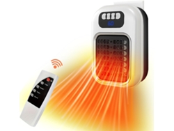 Calentador Eléctrico Portátil Ajustable Con Pantalla Led Blanco Gertiz