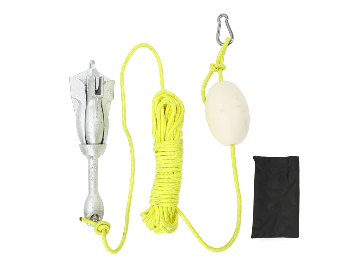 2026-ancla De Barco 4 Garfios Acero Carbón Antirrobo Plegable Portátil Kit Ancla Marina Para Botes Kayaks