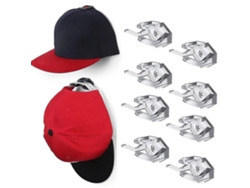 Omni-8 Gancho De Gorra Adhesivo Para Gorras De Béisbol Montaje En Pared Rack De Gorras Colgantes Transparente