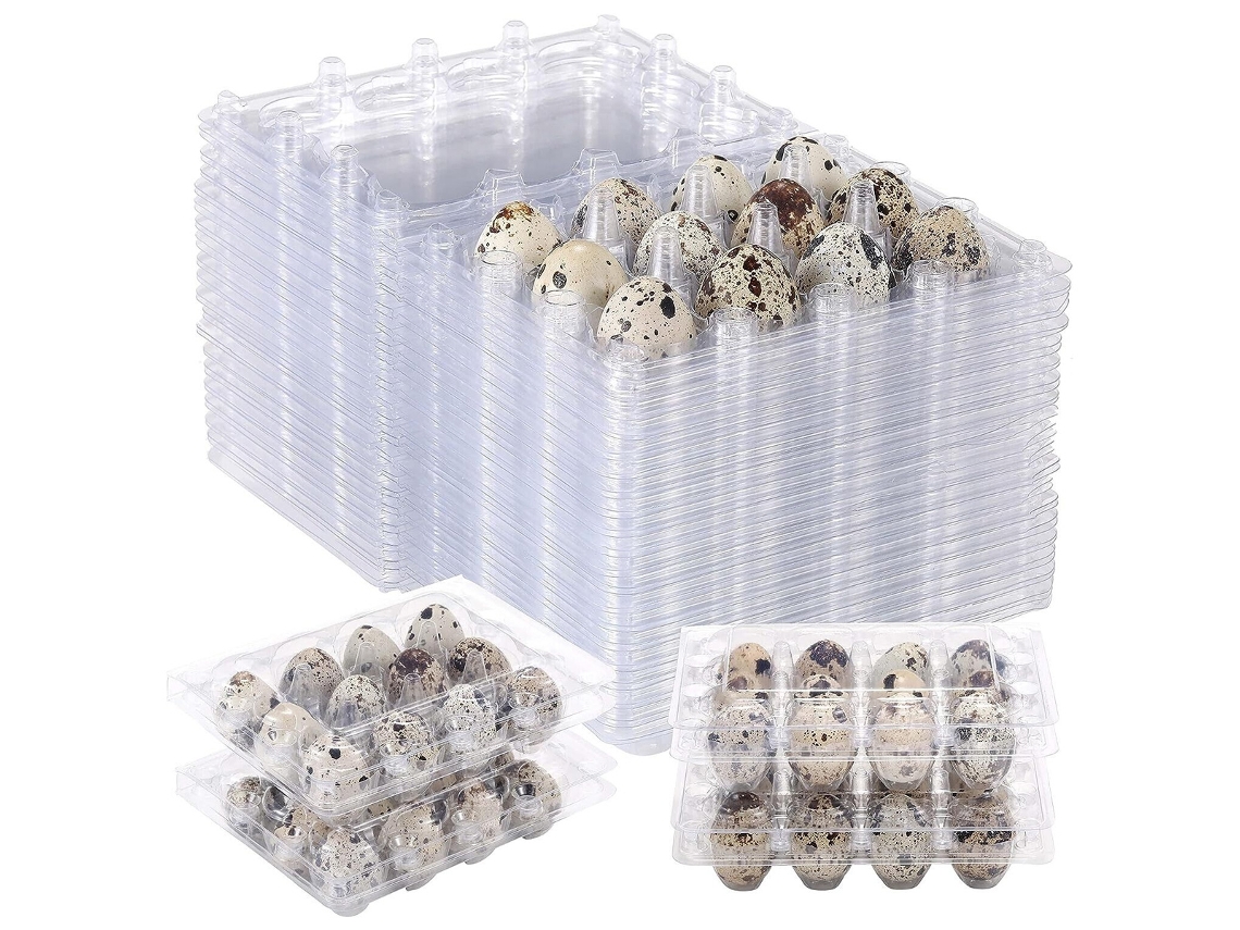 Organizador de huevos en cajas reutilizables (25x15x22cm) Kofihety