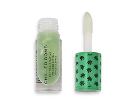 MAKEUP REVOLUTION - Good Vibes Chilled Bomb Infused Lip Oil - Olej na rty 4.6ml