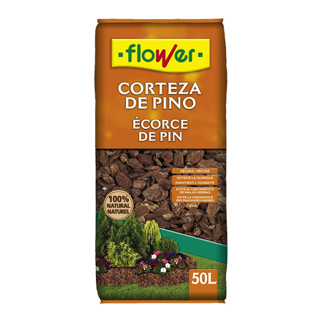 FLOWER Style Corteza de Pino 30/50 50 Litros