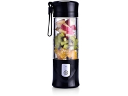 Batidoras Portátiles De Tamaño Personal Para Smoothies Y Batidos Exprimidor De Frutas De Viaje Usb Con 6 Cuchillas Gusshious Negro