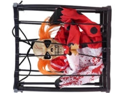 Decoración Animada De Halloween: Accesorios Colgantes Con Forma De Calavera, Sonido Y Luz Para Fiestas.