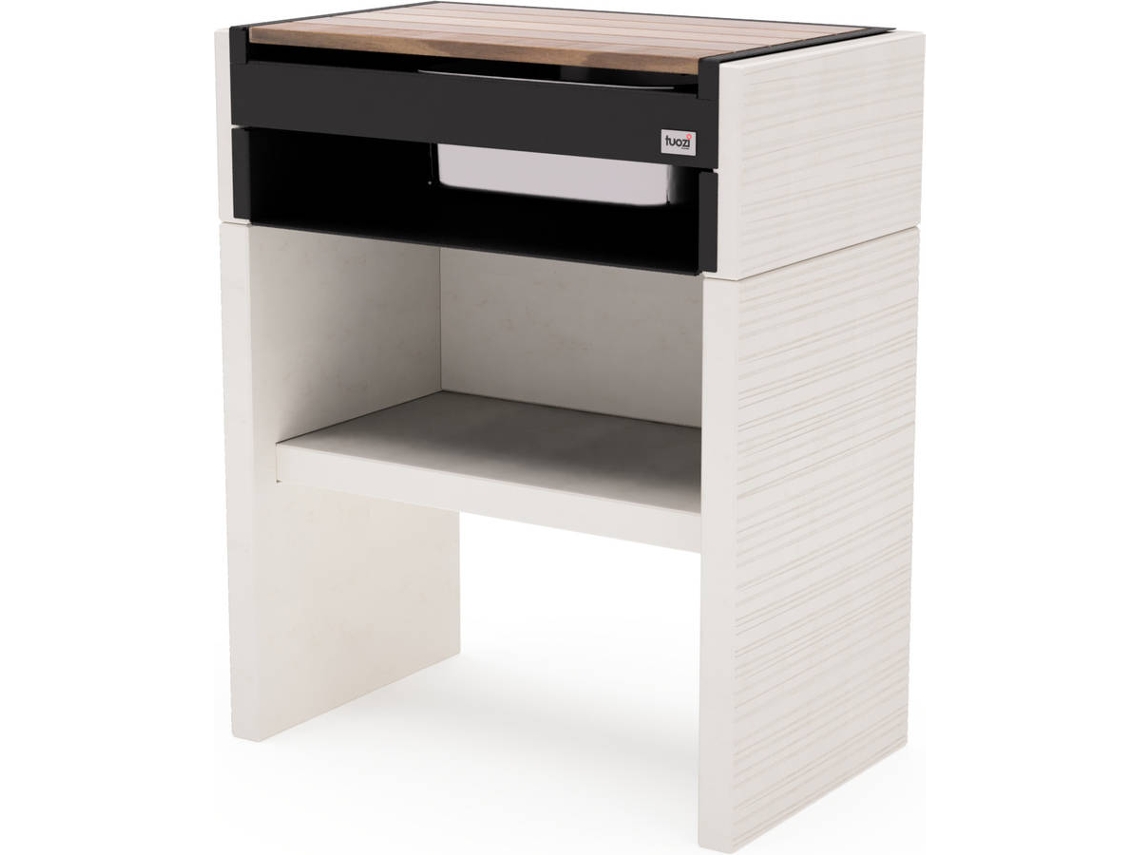 Módulo para Barbacoa TUOZI Venit Flex con fregadero y grifo (Blanco - 78x47x95cm)