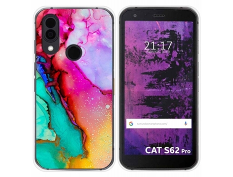 Carcasa CAT S62 Pro TUMUNDOSMARTPHONE Dibujos Multicolor