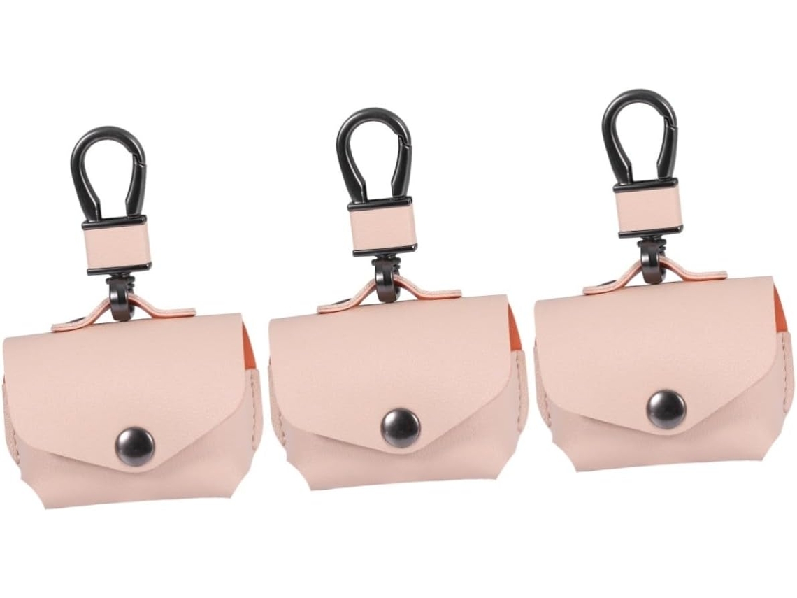 Estuche Rígido De Cuero De 3 Piezas Para Auriculares (sin Funda)