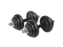 Juego de mancuernas ajustables en estuche - 20 kg (2x 10 kg)