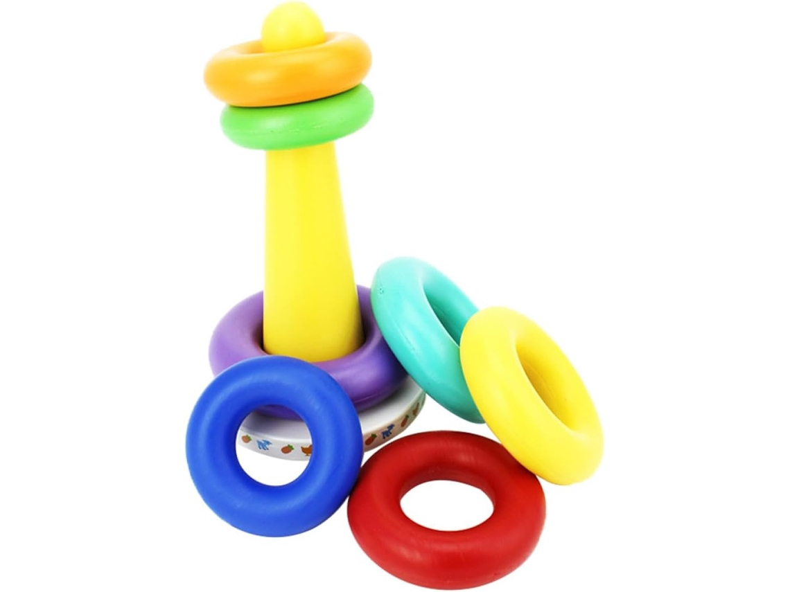 Anillos Apilables Educativos Para Niños Y Niñas - Juguete De Aprendizaje Temprano Para Niños Y Niñas