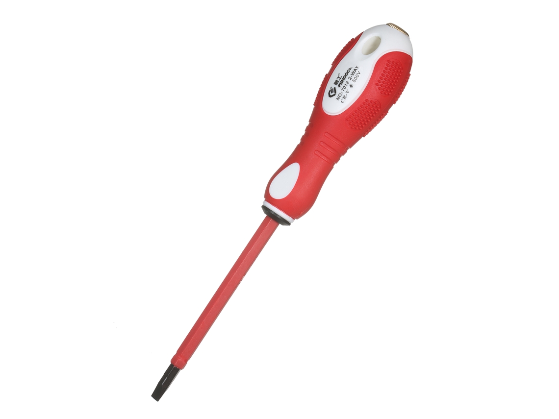 Destornillador Aislado De 500 V 2 En 1 Con Comprobador De Voltaje Y Punta Phillips Magnética Y Sencilla.