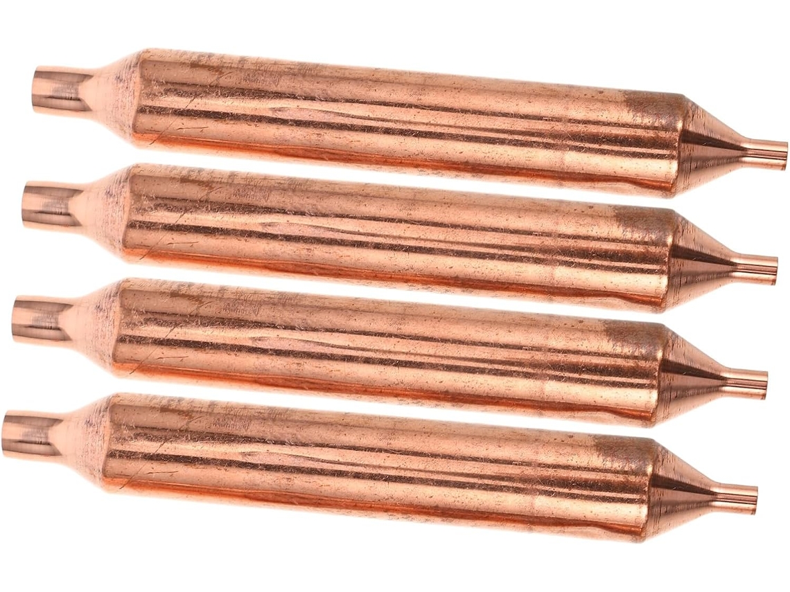 4 Filtros De Cobre De Un Solo Tubo Para Refrigerador Y Secadora.