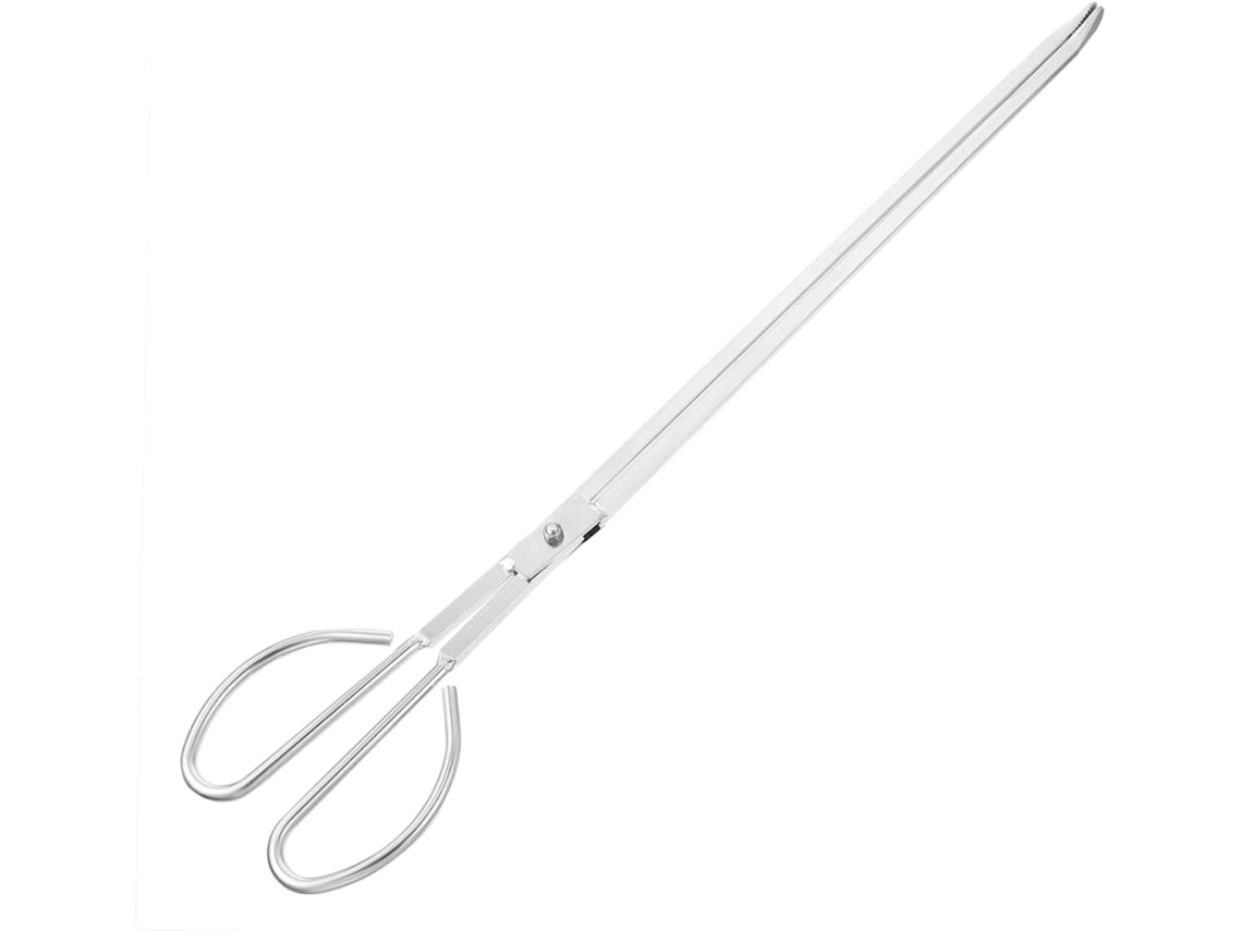 Pinzas Largas Ergonómicas De Acero Inoxidable Para Barbacoa.
