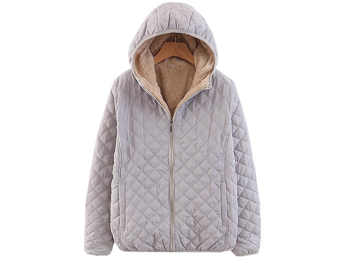 2026-chaquetas Para Mujer Con Forro De Felpa Y Capucha Abrigos Exteriores