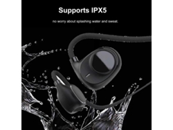Auriculares Inalámbricos Bluetooth 5.0 Con Micrófono, Resistentes Al Agua Y Con Aislamiento Acústico Para Deportes.