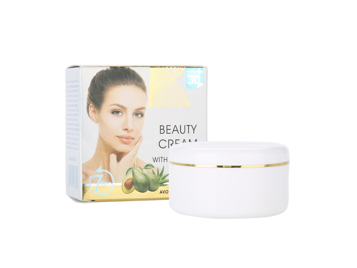 Crema facial iluminadora, blanqueadora, tonificante, hidratante y revitalizante 30 g