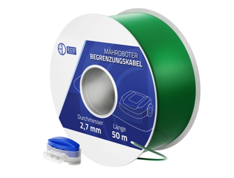 Cable delimitador universal para robots cortacésped de jardín alambre de 50m ECD GERMANY