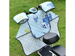 2026-protector Parabrisas Para Vehículo Eléctrico Impermeable Uv Para Moto Eléctrica Manta De Rodillas Conejo Cartoony Primavera Verano