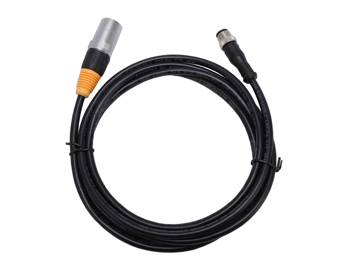 Conector Ethernet M12 Rj45 De 5 M, Blindado Y Resistente Al Agua, De 5 Pines Para Automatización Industrial.