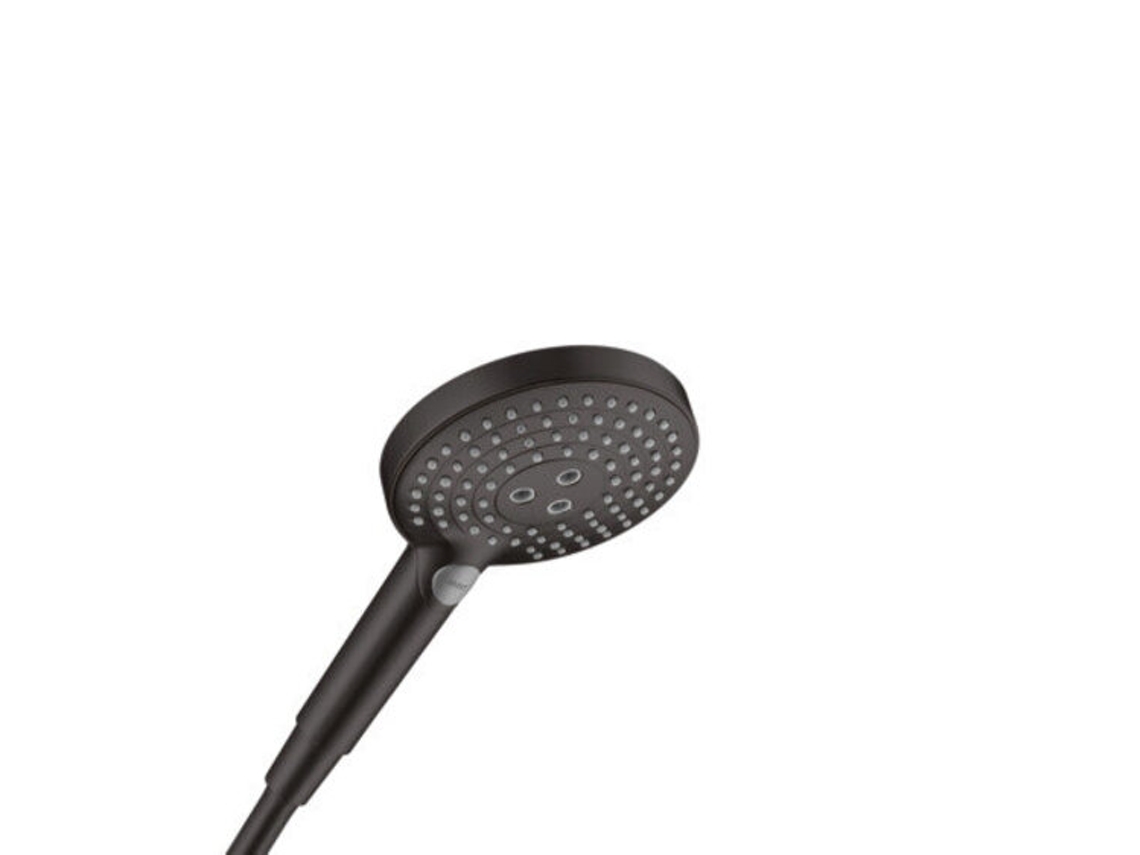 Ducha de mano Raindance Select S 120 3 chorros, 26530, Color: Negro Mate HANSGROHE