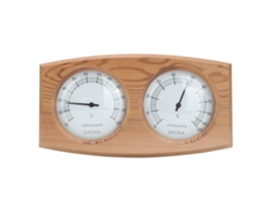 Termohigrómetro De Madera 2 En 1, Termómetro, Accesorios Para Sauna De Vapor Con Termómetr