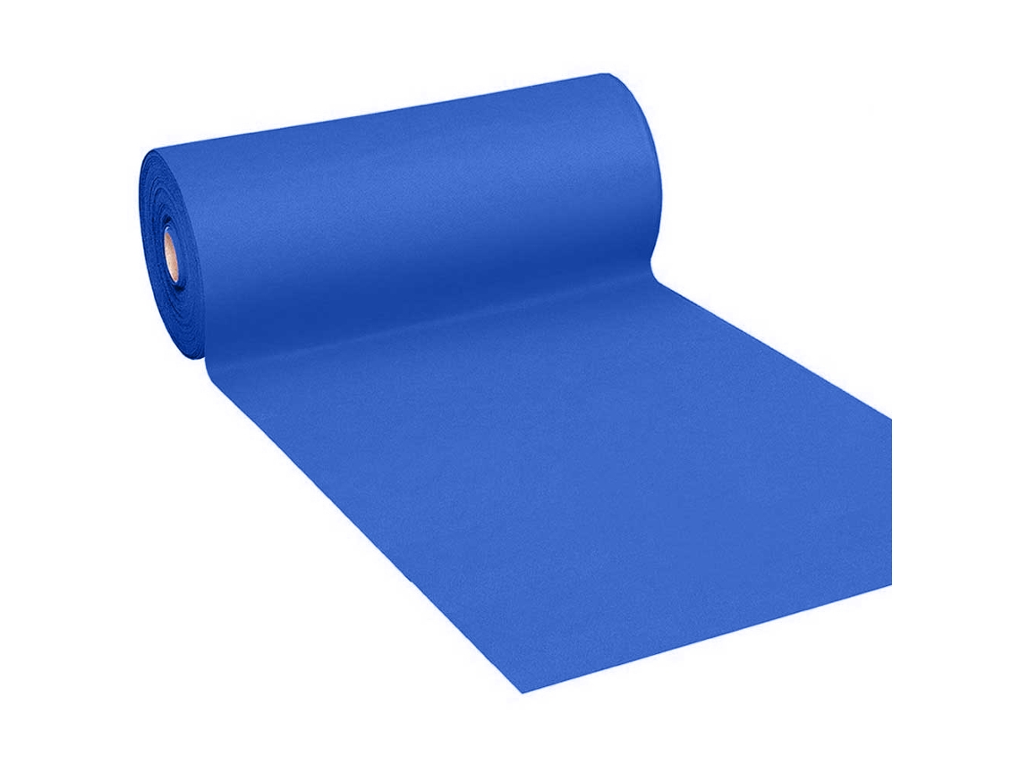 Alfombra de pasillo para uso interior/exterior, Volturno Azul, 1 x 30 m