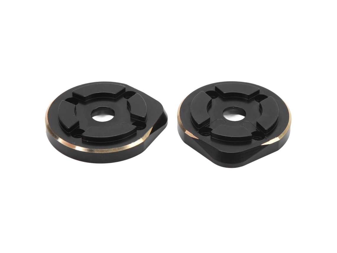 Mali 2pcs Capas Externas de Portal de Latão Preto Anti usura Anti roxo para Scx10 Iii Capra 1/10 Crawler
