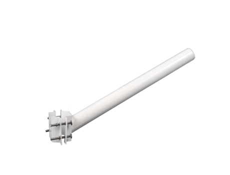Soporte para Farola Led para Pared y Poste, Diámetro Exterior 47mm, Color Blanco (con tornillería)