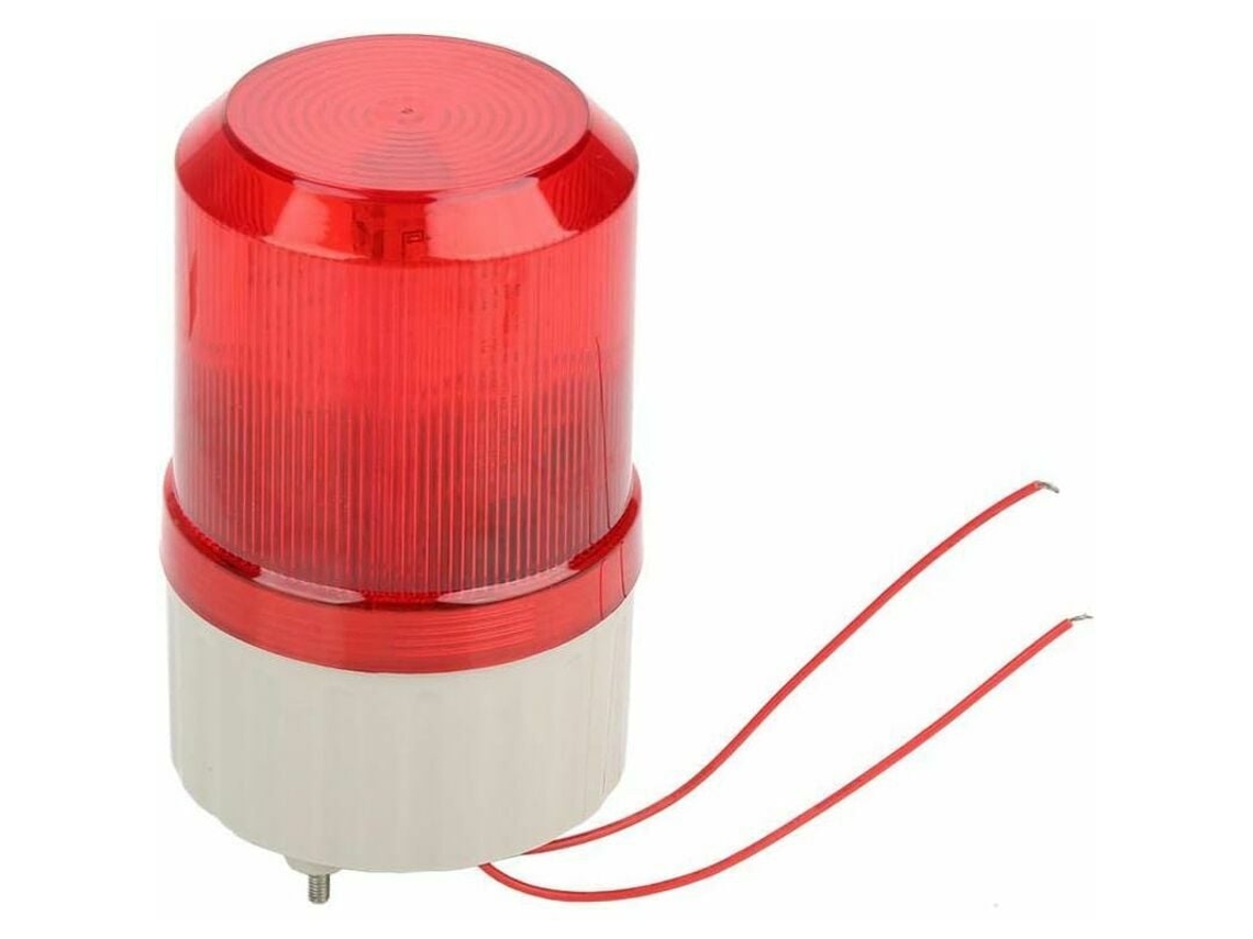 KOFIHETY Luz LED Roja de 220V 2A con Destello Reversible Sistema de Alarma Rotativa de Emergencia (8 8 15cm)