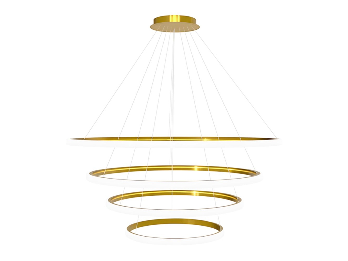Lámpara de techo colgante Toollight LHJ009 CP4 dorada