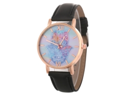 Elegante Reloj De Pulsera Unisex De Cuarzo Para Parejas, Regalo Informal De Moda (negro)