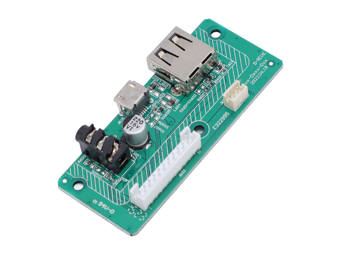Placa De Porta De Carregamento Com Usb E Jack De Áudio Para Alto-falante Charge 3 Gg Verde