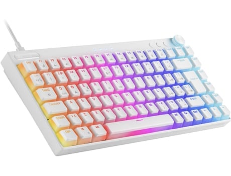 Teclado MARS GAMING MKCLOUDWBRFR (Blanco - Inalámbrico)