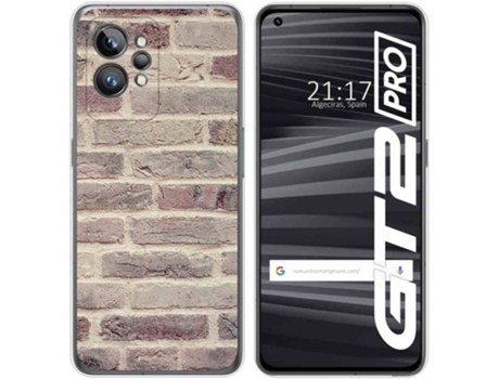 Carcasa para Realme GT 2 Pro 5G TUMUNDOSMARTPHONE Dibujos Ladrillo 01 Multicolor