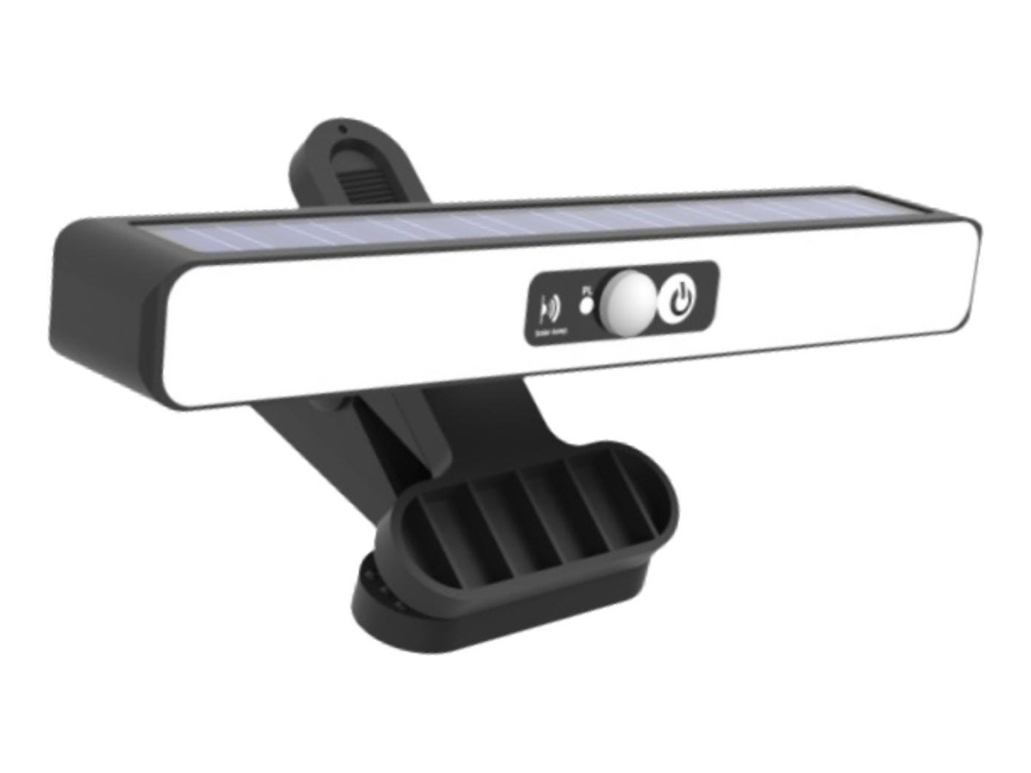 Luces solares portátiles y económicas con clip para cercas slowmoose