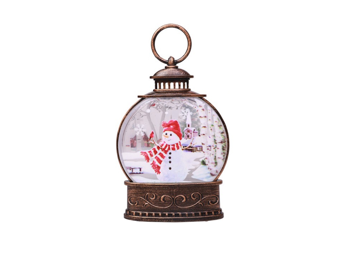Lámpara de viento LED, velas navideñas, luz nocturna decorativa